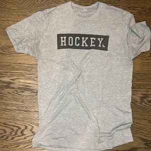 Grey “hockey” shirt